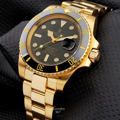 womens gold rolex with black|rolex black gold submariner.